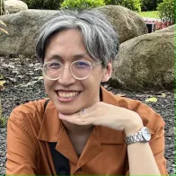 Stephen striking a cheeky pose