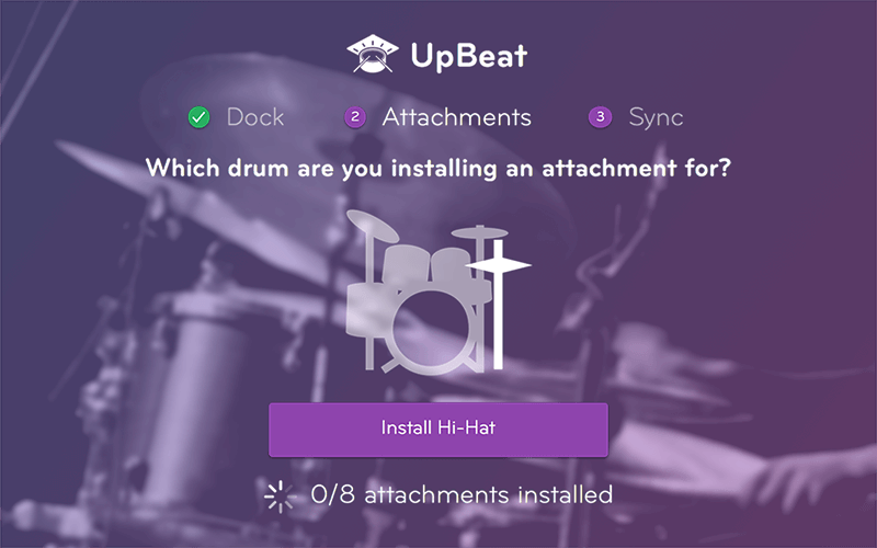 Installing a new UpBeat attachment